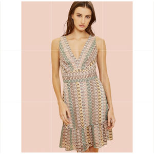 Donna Morgan Crochet Mini Dress